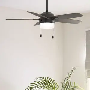 44" Anisten Indoor Ceiling Fan, LED Light, Pull Chain, Noble Bronze | WhisperWind whisper-quiet motor, DuraLight lens, and 3" downrod support bedrooms, offices, and small rooms year-round 44" Anisten Indoor Ceiling Fan, LED Light, Pull Chain, Noble Bronze | WhisperWind whisper-quiet motor, DuraLight lens, and 3" downrod support bedrooms, offices, and small rooms year-round