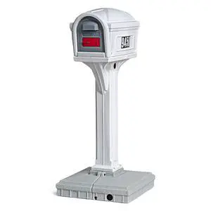 American Home by Premium Dig-Free Easy Up Classic Mailbox and Post Combination in White, Above Ground Mailbox American Home by Premium Dig-Free Easy Up Classic Mailbox and Post Combination in White, Above Ground Mailbox