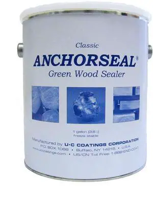 Classic Log and Lumber End Sealer, Prevents Checking, 5 Gallon | Water Based Wax Emulsion, Prevents up to 90% of Checking, Drying Splits Prevention, Hardwood & Softwood Classic Log and Lumber End Sealer, Prevents Checking, 5 Gallon | Water Based Wax Emulsion, Prevents up to 90% of Checking, Drying Splits Prevention, Hardwood & Softwood