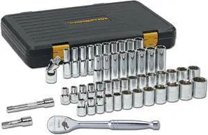 49 Pc. 1/2" Drive 6 Pt. 120XP Mechanics Tool Set, Standard & Deep, SAE/Metric - 80700P 49 Pc. 1/2" Drive 6 Pt. 120XP Mechanics Tool Set, Standard & Deep, SAE/Metric - 80700P