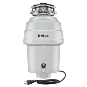 WasteGuard 1 HP Continuous Feed Garbage Disposal with Ultra-Quiet Motor for Kitchen Sink with Power Cord and Flange Included, KWD201-100MCG WasteGuard 1 HP Continuous Feed Garbage Disposal with Ultra-Quiet Motor for Kitchen Sink with Power Cord and Flange Included, KWD201-100MCG