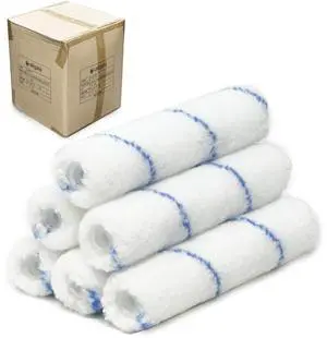 6" Mini 3/8" Nap Shedless Microfiber Paint Roller Cover for Door Trim Furniture Cabinets - 432 Pack Case Lot - TH10380 6" Mini 3/8" Nap Shedless Microfiber Paint Roller Cover for Door Trim Furniture Cabinets - 432 Pack Case Lot - TH10380