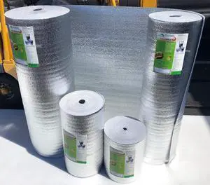 SmartSHIELD -5mm 72" x50ft R17 Reflective Insulation Roll, Foam Core Radiant Barrier, Thermal Foil Insulation - Foil / Foil SmartSHIELD -5mm 72" x50ft R17 Reflective Insulation Roll, Foam Core Radiant Barrier, Thermal Foil Insulation - Foil / Foil