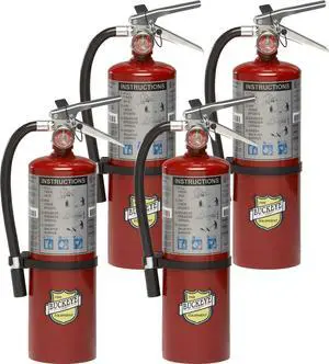 4-Pack 10914 ABC Multipurpose Dry Chemical Hand Held Fire Extinguisher with Aluminum Valve and Wall Hook 4-Pack 10914 ABC Multipurpose Dry Chemical Hand Held Fire Extinguisher with Aluminum Valve and Wall Hook