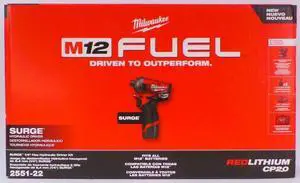 M12 Fuel Surge 1/4 in. Hex Hydraulic Driver 2 Battery Kit M12 Fuel Surge 1/4 in. Hex Hydraulic Driver 2 Battery Kit