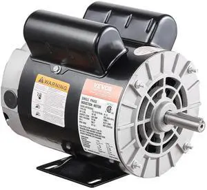 2HP Air Compressor Electric Motor, 115/230V, 20/10 Amps, 56 Frame 3450RPM, 5/8" Keyed Shaft, 1.88" Shaft Length, Single Phase, CCW/CW (Factory Setting is CCW) 2HP Air Compressor Electric Motor, 115/230V, 20/10 Amps, 56 Frame 3450RPM, 5/8" Keyed Shaft, 1.88" Shaft Length, Single Phase, CCW/CW (Factory Setting is CCW)