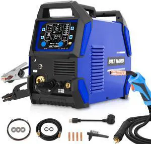 Aluminum 250A MIG Welder, Gas MIG/Flux Core MIG/Lift TIG/Stick/Spot Welding/Spool Gun Compatible 6-in-1 Welding Machine, 110V/220V Multi-Process Welder w/LED Display, IGBT Inverter Aluminum 250A MIG Welder, Gas MIG/Flux Core MIG/Lift TIG/Stick/Spot Welding/Spool Gun Compatible 6-in-1 Welding Machine, 110V/220V Multi-Process Welder w/LED Display, IGBT Inverter