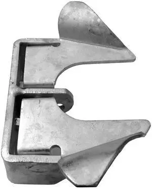 Wall Mount Gate Butterfly Fork Latch - 1-3/8" to 1-5/8" Fork Diameter - Chain Link Fence Gate Latching Hardware CASE Qty 25 Wall Mount Gate Butterfly Fork Latch - 1-3/8" to 1-5/8" Fork Diameter - Chain Link Fence Gate Latching Hardware CASE Qty 25