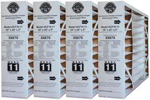 X6670 OEM Merv 11 Filter Media 16"X25"X5" Fits X6660 HCC16-28 Genuine X6670 (2 X Pack of 2) X6670 OEM Merv 11 Filter Media 16"X25"X5" Fits X6660 HCC16-28 Genuine X6670 (2 X Pack of 2)