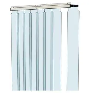 51" x 84" Vinyl Strip Climate Control Curtain Kit, Slide-in Strips Perfect for Freezers, Coolers and Warehouse Doors NSF Approved Made in USA 51" x 84" Vinyl Strip Climate Control Curtain Kit, Slide-in Strips Perfect for Freezers, Coolers and Warehouse Doors NSF Approved Made in USA