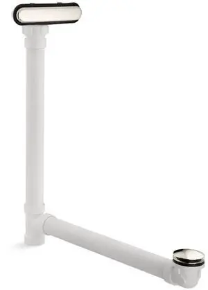 K-7272-SN Clearflo Slotted Overflow Bath Drain, Toe-Tap Stopper, Above- or Through-the-Floor Placement, Ball-Joint for Easy Installation, Sleek Design, 4.5 pounds, Vibrant Polished Nickel K-7272-SN Clearflo Slotted Overflow Bath Drain, Toe-Tap Stopper, Above- or Through-the-Floor Placement, Ball-Joint for Easy Installation, Sleek Design, 4.5 pounds, Vibrant Polished Nickel