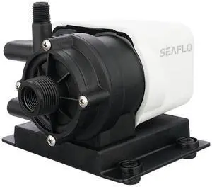 250 GPH Marine Air Conditioning Pump 230V, 5 GPM Magnetic Drive Circulation Pump, 13 ft Head, Continuous Duty HVAC Pump for AC Systems up to 10,000 BTU, 4-Year Warran 250 GPH Marine Air Conditioning Pump 230V, 5 GPM Magnetic Drive Circulation Pump, 13 ft Head, Continuous Duty HVAC Pump for AC Systems up to 10,000 BTU, 4-Year Warran