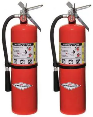 B456 Wall Mount ABC Dry 10 lb. Fire Extinguisher - Set of 2 B456 Wall Mount ABC Dry 10 lb. Fire Extinguisher - Set of 2