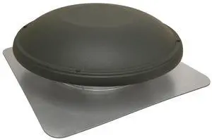 GAF 1500 CFM Powered Roof Mount Attic Fan with Thermostat Controller for Up to 2800 Sq Ft | Durable Galvanized Steel Construction | Built-In Screen - Shingle Match Weathered Wood GAF 1500 CFM Powered Roof Mount Attic Fan with Thermostat Controller for Up to 2800 Sq Ft | Durable Galvanized Steel Construction | Built-In Screen - Shingle Match Weathered Wood