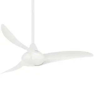 F854-WH Wave 44" Ceiling Fan with Remote, White F854-WH Wave 44" Ceiling Fan with Remote, White