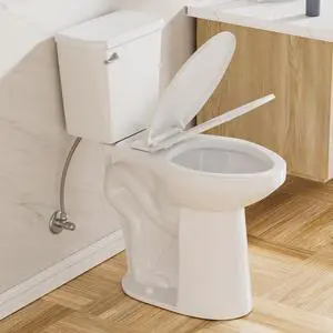 21 Inch High Toilet Elongated Extra Tall Toilets with Comfort Height Toilet Seat & 1.28 GPF Single Flush, Suitable For Seniors & Tall Person 21 Inch High Toilet Elongated Extra Tall Toilets with Comfort Height Toilet Seat & 1.28 GPF Single Flush, Suitable For Seniors & Tall Person