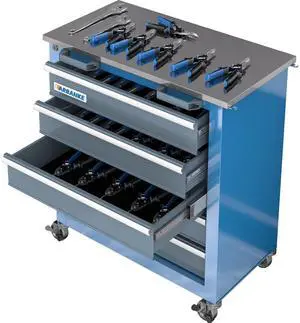 5-Drawer Tool Chest, Rolling Tool Chest with Wheels, Foot Pads&Locking System,Mobile Storage Tool Cabinet with Stainless Steel Top,Connect Units for A Large Workstation for Office,Garage&Home 5-Drawer Tool Chest, Rolling Tool Chest with Wheels, Foot Pads&Locking System,Mobile Storage Tool Cabinet with Stainless Steel Top,Connect Units for A Large Workstation for Office,Garage&Home