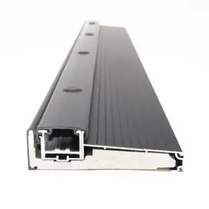 Adjustable Aluminum Threshold Extra Short Width with Hidden Screws, Adapts to Any Height, Heavy-Duty for Residential & Commercial Use, Available in Multiple Sizes (Black, 72 inch) Adjustable Aluminum Threshold Extra Short Width with Hidden Screws, Adapts to Any Height, Heavy-Duty for Residential & Commercial Use, Available in Multiple Sizes (Black, 72 inch)