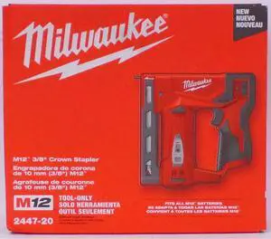 2447-20 M12 3/8â Crown Stapler 2447-20 M12 3/8â Crown Stapler