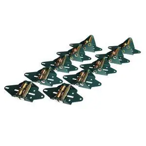 Green Hinge System 6P/2C | Garage Door Hinges | 6 Panels Tall |Gold Springs | Any Width | HD Commercial & 2-Car Wide Residential | Weather Sealing | 12-Gauge HD Steel | Made in USA Green Hinge System 6P/2C | Garage Door Hinges | 6 Panels Tall |Gold Springs | Any Width | HD Commercial & 2-Car Wide Residential | Weather Sealing | 12-Gauge HD Steel | Made in USA
