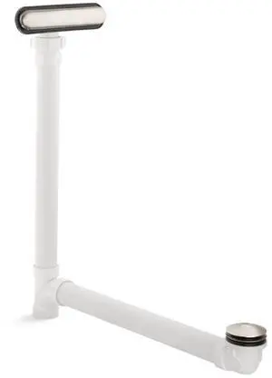 K-7272-BN Clearflo Slotted Overflow Bath Drain, Toe-Tap Stopper, Above- or Through-the-Floor Placement, Ball-Joint for Easy Installation, Sleek Design, 4.5 pounds, Vibrant Brushed Nickel K-7272-BN Clearflo Slotted Overflow Bath Drain, Toe-Tap Stopper, Above- or Through-the-Floor Placement, Ball-Joint for Easy Installation, Sleek Design, 4.5 pounds, Vibrant Brushed Nickel