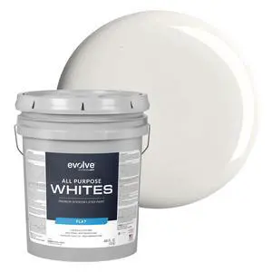 All Purpose Whites Paint & Primer, Flat (Snow Drift), 5 Gallon Interior Latex, Excellent Touch-Up, High Hiding, Durable Paint for Walls & Ceilings All Purpose Whites Paint & Primer, Flat (Snow Drift), 5 Gallon Interior Latex, Excellent Touch-Up, High Hiding, Durable Paint for Walls & Ceilings