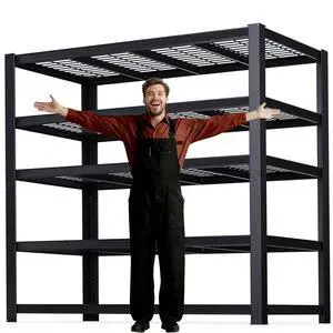 62" W 3050LBS Storage Shelves Unit,5 Tier Heavy Duty Metal Shelving Unit and Storage Large Rack,72" H x62 W x24 D Adjustable Metal Shelving Unit,Garage Shelves for Basement,Warehouse 62" W 3050LBS Storage Shelves Unit,5 Tier Heavy Duty Metal Shelving Unit and Storage Large Rack,72" H x62 W x24 D Adjustable Metal Shelving Unit,Garage Shelves for Basement,Warehouse