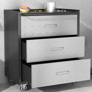 Metal Mobile Tool Storage Cabinet with Wheels,Heavy Duty Rolling Tool Cabinets for Garage,Metal Storage Cabinets with 3 Drawer,Assembly Required Metal Mobile Tool Storage Cabinet with Wheels,Heavy Duty Rolling Tool Cabinets for Garage,Metal Storage Cabinets with 3 Drawer,Assembly Required