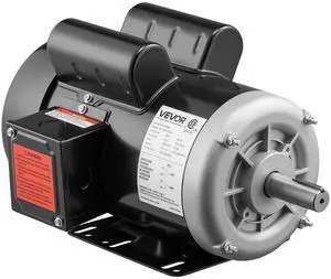 5 HP Electric Motor, 3450RPM Air Compressor Motor, CW/CCW Rotation, 0.875 inch Shaft Diameter, 2.25inch Shaft Length, 10.14N.m Torque, Single-Phase, 230V, TEFC Cooling 5 HP Electric Motor, 3450RPM Air Compressor Motor, CW/CCW Rotation, 0.875 inch Shaft Diameter, 2.25inch Shaft Length, 10.14N.m Torque, Single-Phase, 230V, TEFC Cooling
