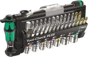 056490 Tool-Check Plus Bit Ratchet Set with Sockets - Metric 056490 Tool-Check Plus Bit Ratchet Set with Sockets - Metric