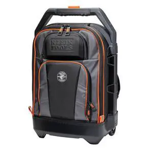 55604 Rolling Tool Backpack, Tool Bag with 28 Pockets, Heavy Duty Retractable Handle, Large Storage Interior, 3-Inch Wheels 55604 Rolling Tool Backpack, Tool Bag with 28 Pockets, Heavy Duty Retractable Handle, Large Storage Interior, 3-Inch Wheels