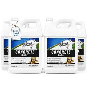 Concrete Sealer Clear Penetrating Waterproofing Spray. The Best Most Durable Sealant for Driveways, Cement Patio Pavers, Brick, Stone Or Any Outdoor Hard Surface. Easy, Long-Lasting Natural Look Concrete Sealer Clear Penetrating Waterproofing Spray. The Best Most Durable Sealant for Driveways, Cement Patio Pavers, Brick, Stone Or Any Outdoor Hard Surface. Easy, Long-Lasting Natural Look