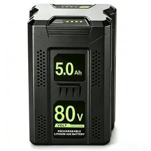 1 Pack 80V 5.0Ah Battery Replacement for Greenworks 80V Pro Battery, Compatible with Greenworks 80Volt Power Tools and Chargers 1 Pack 80V 5.0Ah Battery Replacement for Greenworks 80V Pro Battery, Compatible with Greenworks 80Volt Power Tools and Chargers