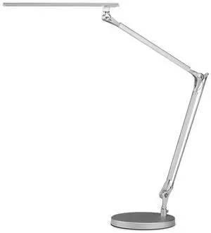 UPLIFTDESK E7 LED Desk Lamp Adjustable 3 Color Modes, Dimmable Home Office Desk Light for Standing Desk, Dual Monitors, Aluminum Task Lamp (Silver Lamp, Silver Base) UPLIFTDESK E7 LED Desk Lamp Adjustable 3 Color Modes, Dimmable Home Office Desk Light for Standing Desk, Dual Monitors, Aluminum Task Lamp (Silver Lamp, Silver Base)