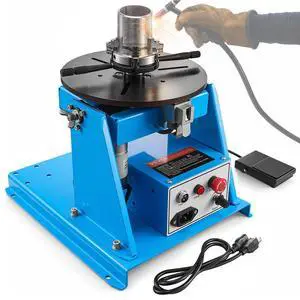 Rotary Welding Positioner 10KG, 1-12 RPM 20W, Adjustable 0-90° Turntable with 8.1 Inch 3-Jaw Chuck, Compact Welder Machine for Precision Cutting, Grinding, Assembly, and Testing Rotary Welding Positioner 10KG, 1-12 RPM 20W, Adjustable 0-90° Turntable with 8.1 Inch 3-Jaw Chuck, Compact Welder Machine for Precision Cutting, Grinding, Assembly, and Testing