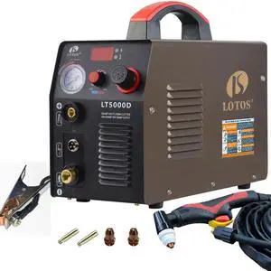 LT5000D Plasma Cutter, 2024 Upgraded 5/8 inch 16mm Clean Cut 3/4 inch 20mm Severance Cut 50A Plasma Metal Cutter Machine, Plasma Cutting Equipment, Dual Voltage 120V or 240V, Brown LT5000D Plasma Cutter, 2024 Upgraded 5/8 inch 16mm Clean Cut 3/4 inch 20mm Severance Cut 50A Plasma Metal Cutter Machine, Plasma Cutting Equipment, Dual Voltage 120V or 240V, Brown