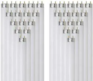F25T8/SP850/30PK T8 High Performance Medium Bi-Pin (G13) Base Straight Tube Bulb (30 Pack), 25W/5000K, Soft White F25T8/SP850/30PK T8 High Performance Medium Bi-Pin (G13) Base Straight Tube Bulb (30 Pack), 25W/5000K, Soft White