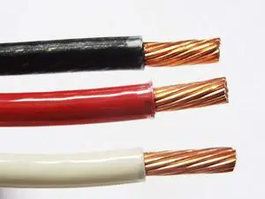 50' EA THHN THWN 6 AWG Gauge Black White RED Stranded Copper Building WireF 50' EA THHN THWN 6 AWG Gauge Black White RED Stranded Copper Building WireF