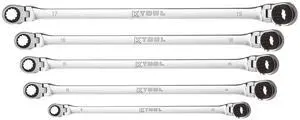 XDDBM10 5 Piece Reversible Double Box Ratcheting Wrench Set for Garages, Repair Shops, and DIY, Black XDDBM10 5 Piece Reversible Double Box Ratcheting Wrench Set for Garages, Repair Shops, and DIY, Black