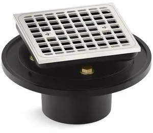 K- 22673-SN SQUARE DESIGN TILE-IN SHOWER DRAIN, Vibrant Polished Nickel K- 22673-SN SQUARE DESIGN TILE-IN SHOWER DRAIN, Vibrant Polished Nickel