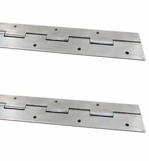 (Two Pack) 72" Heavy Duty Aluminum Piano Hinge .090" Thick Continuous Door Hinge 2" Wide Open (Two Pack) 72" Heavy Duty Aluminum Piano Hinge .090" Thick Continuous Door Hinge 2" Wide Open