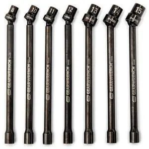 7 Pc. 3/8" Drive 6 Pt. x-Core Pinless Universal Impact Metric Extension Socket Set - 84980 7 Pc. 3/8" Drive 6 Pt. x-Core Pinless Universal Impact Metric Extension Socket Set - 84980