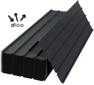 Domi 20 PCS Metal Roofing Panels, Galvanized Steel Corrugated Roof Panels Waterproof Heavy Duty Metal Siding Panels with Screws for Pergola Gazebo Garage Sheds Mobile Home (Grey) Domi 20 PCS Metal Roofing Panels, Galvanized Steel Corrugated Roof Panels Waterproof Heavy Duty Metal Siding Panels with Screws for Pergola Gazebo Garage Sheds Mobile Home (Grey)