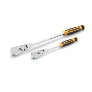 2 Piece 1/4inch and 3/8inch Drive 120XP Flex Head Teardrop Ratchet Set, Dual Material - 81204P 2 Piece 1/4inch and 3/8inch Drive 120XP Flex Head Teardrop Ratchet Set, Dual Material - 81204P