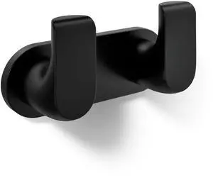 97500-BL Avid® Double Robe Hook, Matte Black 97500-BL Avid® Double Robe Hook, Matte Black