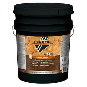 Stain & Sealer, 5 Gallon, Ebony Stain & Sealer, 5 Gallon, Ebony