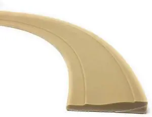 #444: Flexible Casing Molding: 11/16" Thick x 3.25" Wide - PRE Curved to fit Half Round Windows 57" to 66" Diameter #444: Flexible Casing Molding: 11/16" Thick x 3.25" Wide - PRE Curved to fit Half Round Windows 57" to 66" Diameter