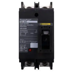 QDL22200 PowerPact Q - molded case circuit breaker - 2-pole - 25 kA - 240 V - 200 A QDL22200 PowerPact Q - molded case circuit breaker - 2-pole - 25 kA - 240 V - 200 A