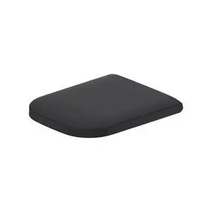 0064591300 Happy D.2 Elongated Closed-Front Toilet Seat with Soft Close and Quick Release - Anthracite Matte 0064591300 Happy D.2 Elongated Closed-Front Toilet Seat with Soft Close and Quick Release - Anthracite Matte
