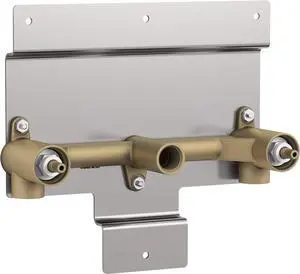 20716-K-NA Parallel Two-Handle Wall-Mount Bath Faucet Valve, Washerless Ceramic Disc Valves, Durable Solid Brass 20716-K-NA Parallel Two-Handle Wall-Mount Bath Faucet Valve, Washerless Ceramic Disc Valves, Durable Solid Brass